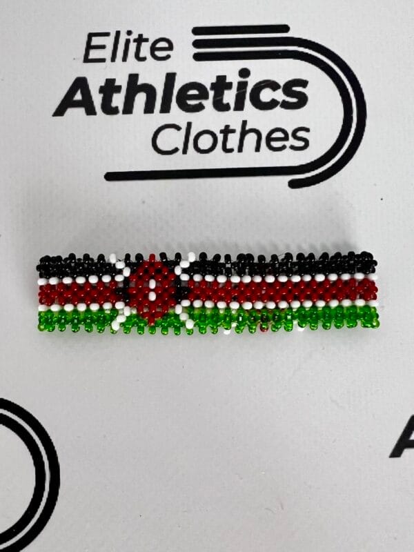 Handmade Kenya Running Bracelet – Kenyan Flag Beaded Bracelet