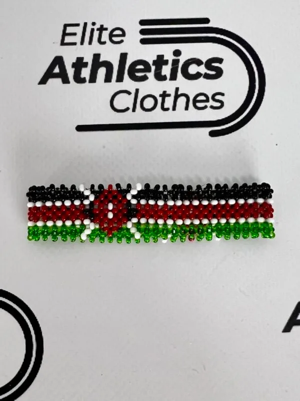 Handmade Kenya Running Bracelet – Kenyan Flag Beaded Bracelet