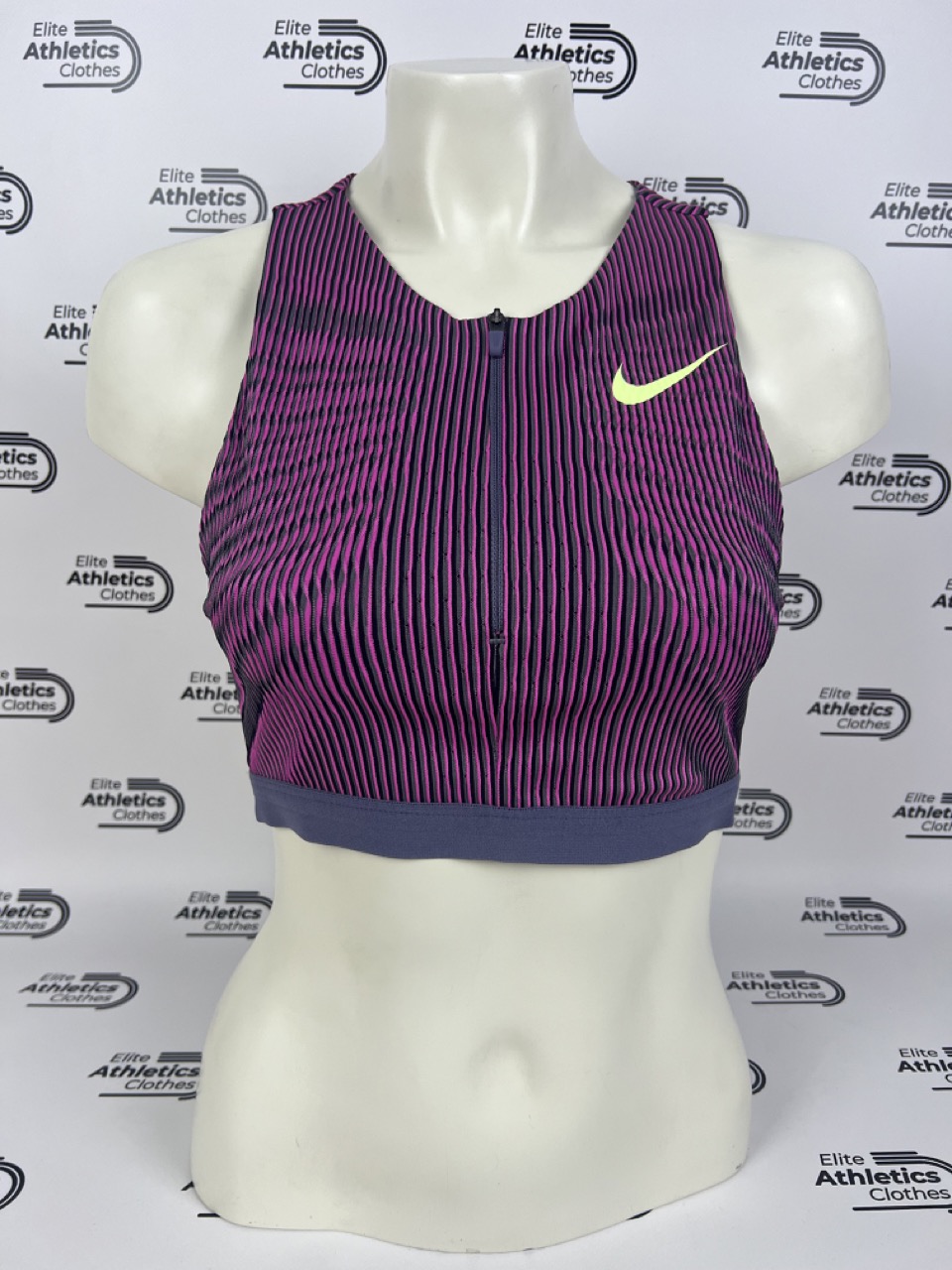 Nike Pro Elite 2024 Women Half Zip Crop Top - Image 4