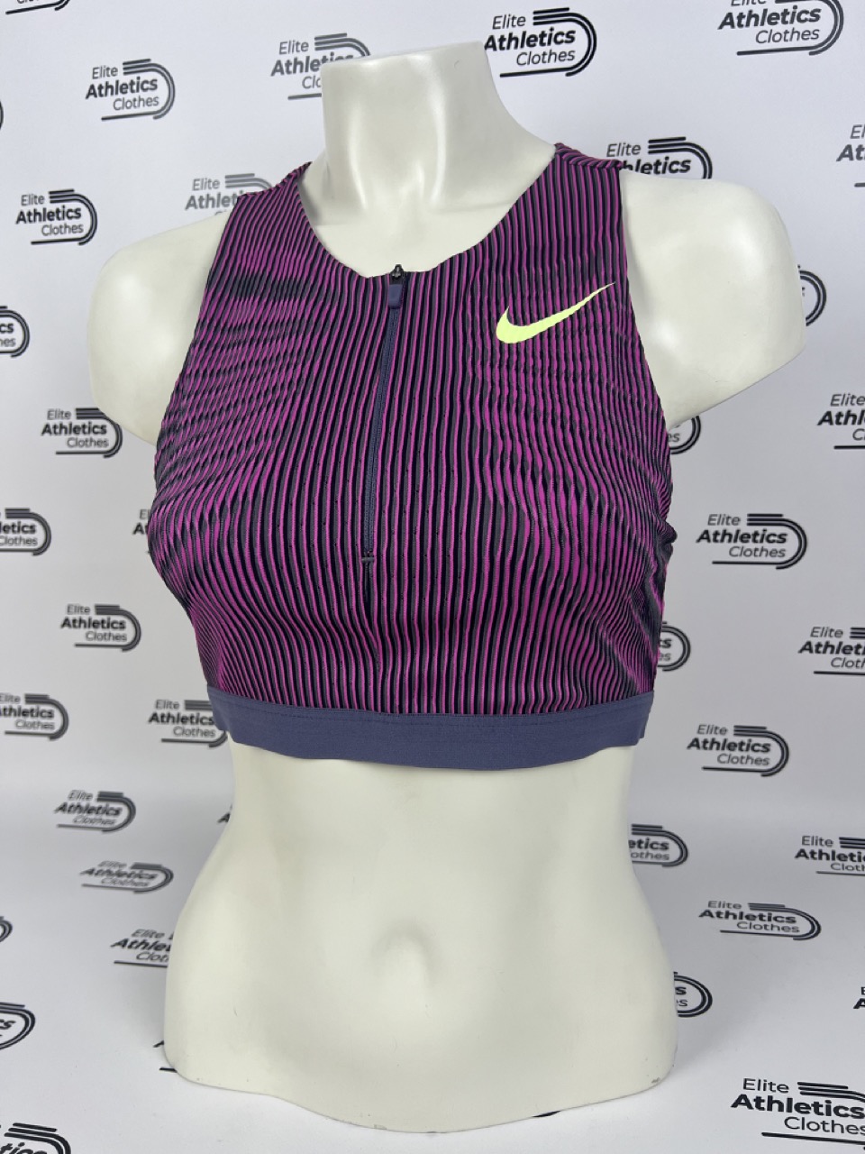 Nike Pro Elite 2024 Women Half Zip Crop Top - Image 3