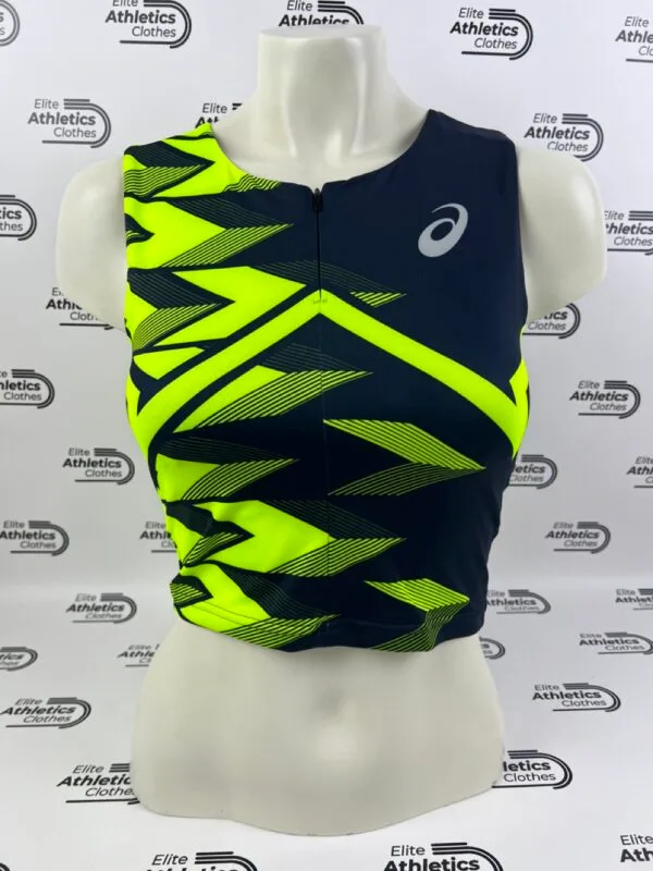 Asics Pro Elite 2024 Team Women Crop Top – Yellow Edition