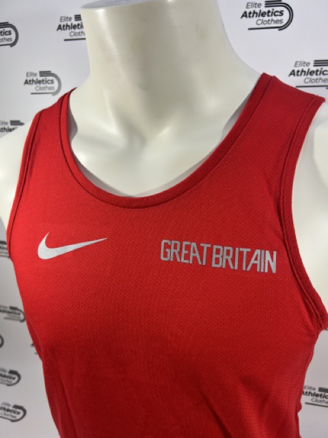 Nike Great Britain Pro Elite 2019 Training Singlet - Image 3