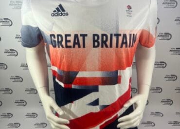 Adidas Great Britain Pro Elite Tokyo 2020 T-Shirt white mannequin front view full product