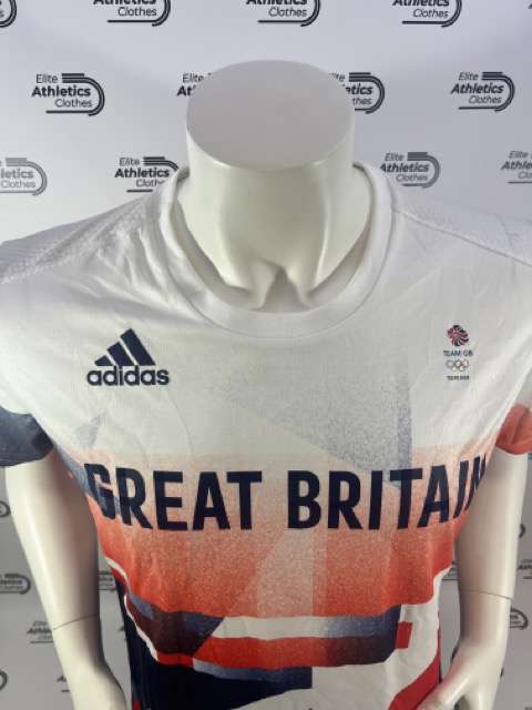 Adidas Great Britain Pro Elite Tokyo 2020 T-Shirt - Image 4