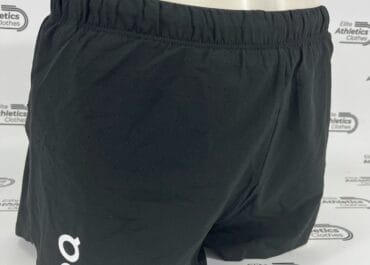 ON Running Pro Elite 2025 Women Black Racing Shorts black front view