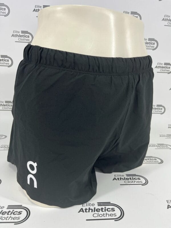 ON Running Pro Elite 2025 Women Black Racing Shorts athlete issue marathon split shorts