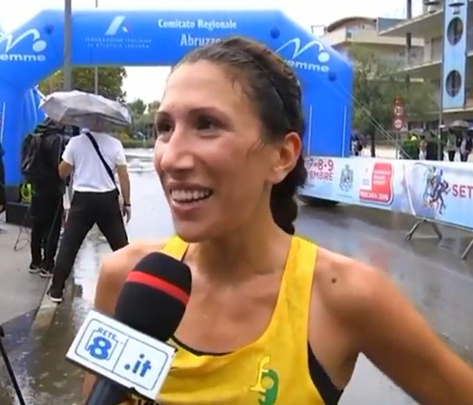 Antonella Palmisano, Italian Olympic race-walk champion