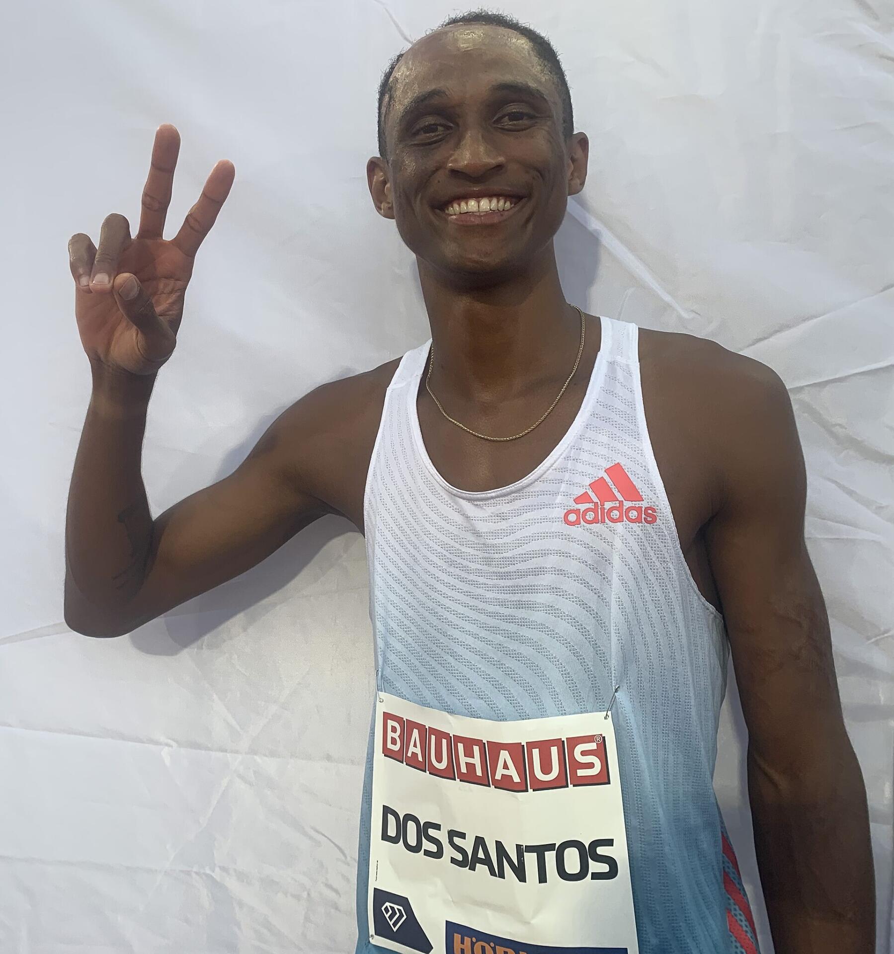 Alison dos Santos in 2022, the season he became world 400 m hurdles champion