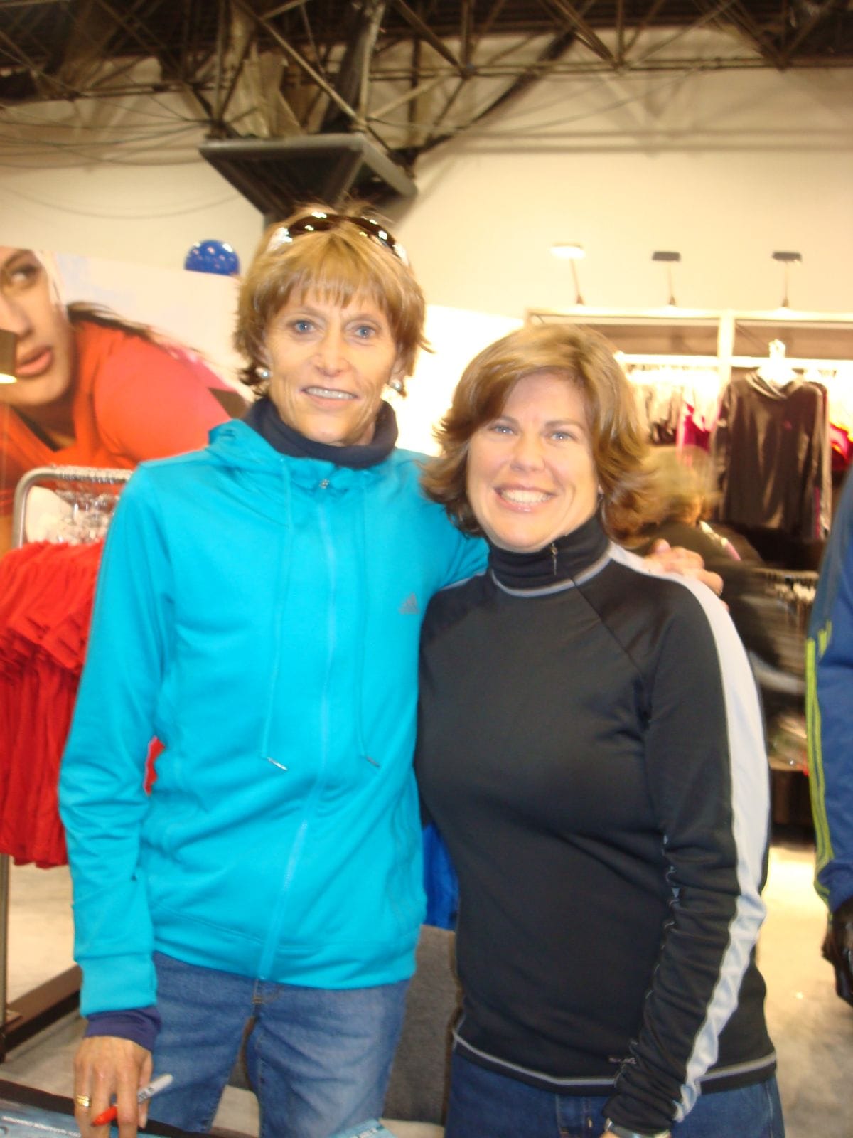 Grete Waitz at the New York City Marathon
