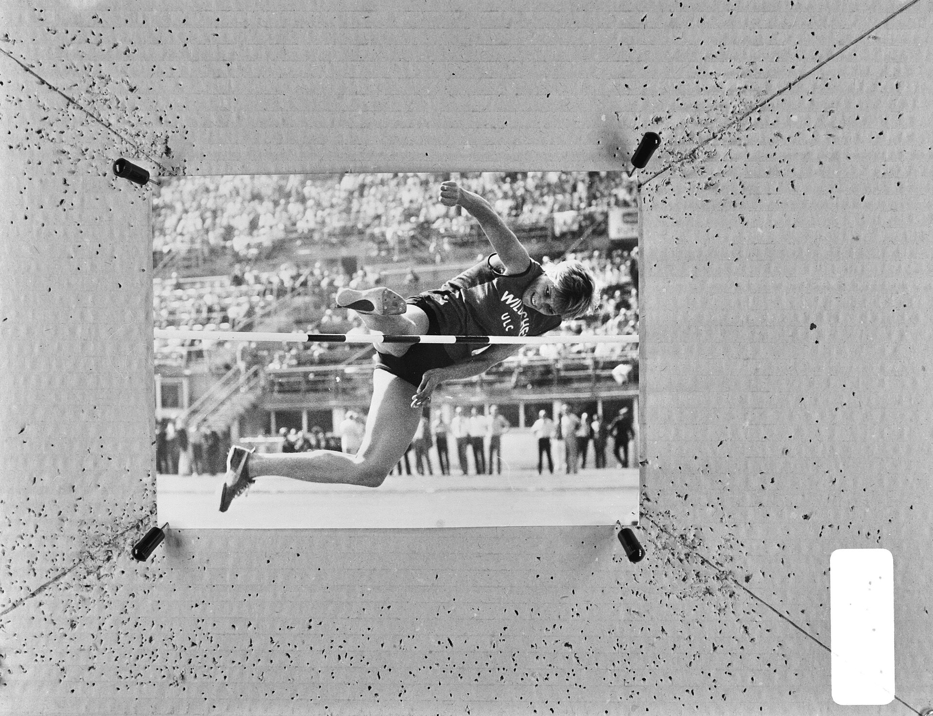 Ilona Gusenbauer in Vienna in September 1971, the week of her 1.92 m high jump world record