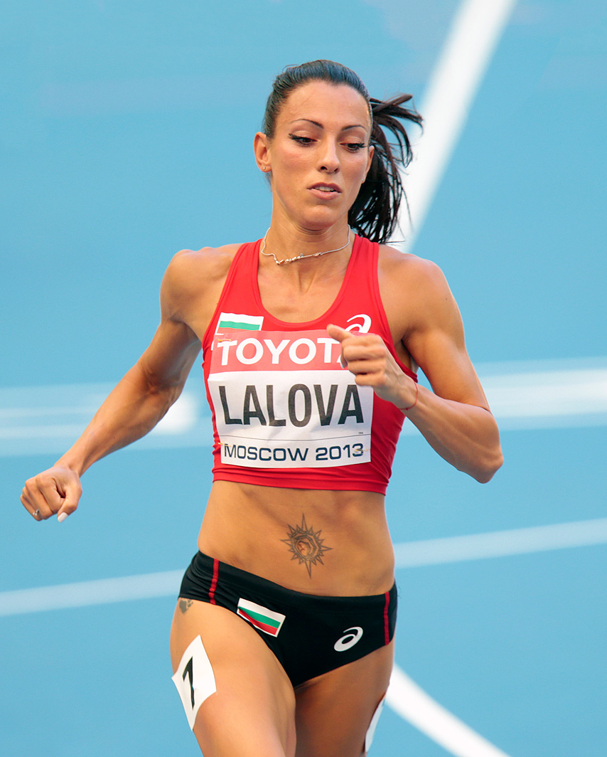 Ivet Lalova, Bulgarian sprinter
