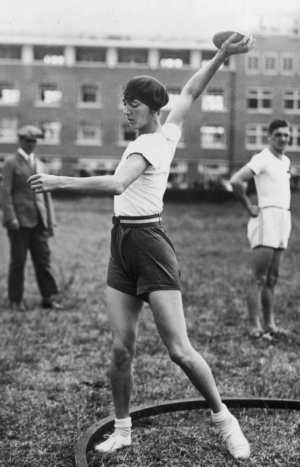 Halina Konopacka at the Amsterdam 1928 Olympic Games
