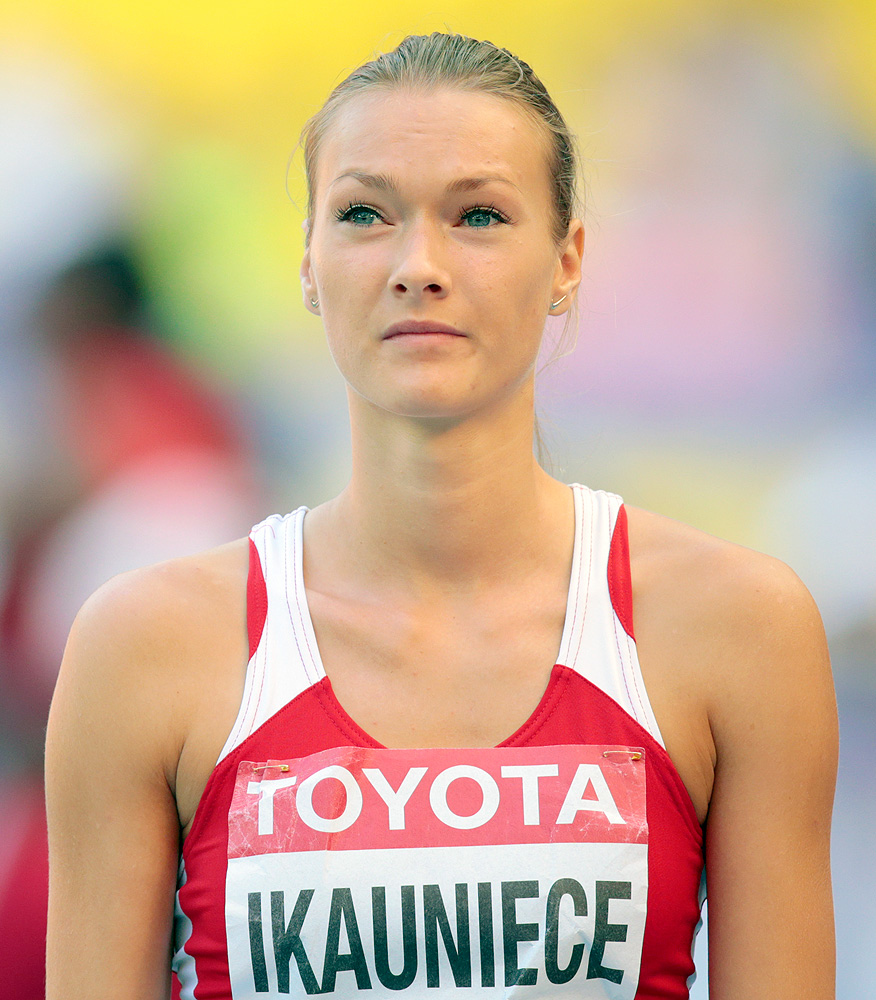 Laura Ikauniece, Latvian heptathlete and world medallist
