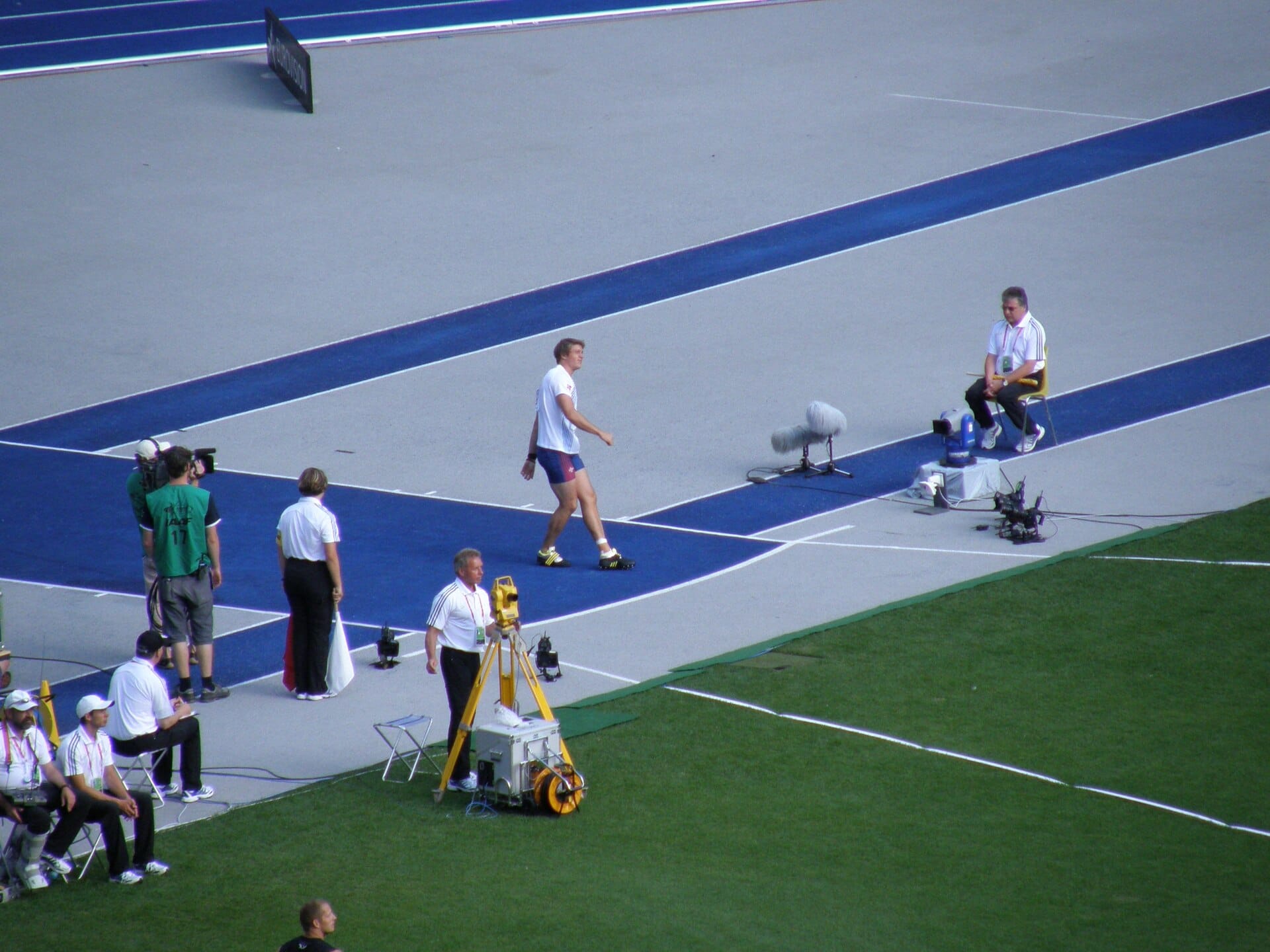 Andreas Thorkildsen throwing the javelin at the 2009 World Championships in Berlin