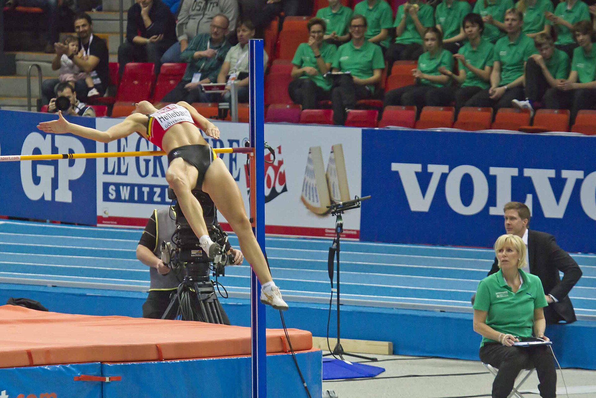Tia Hellebaut, Belgian Olympic high jump champion
