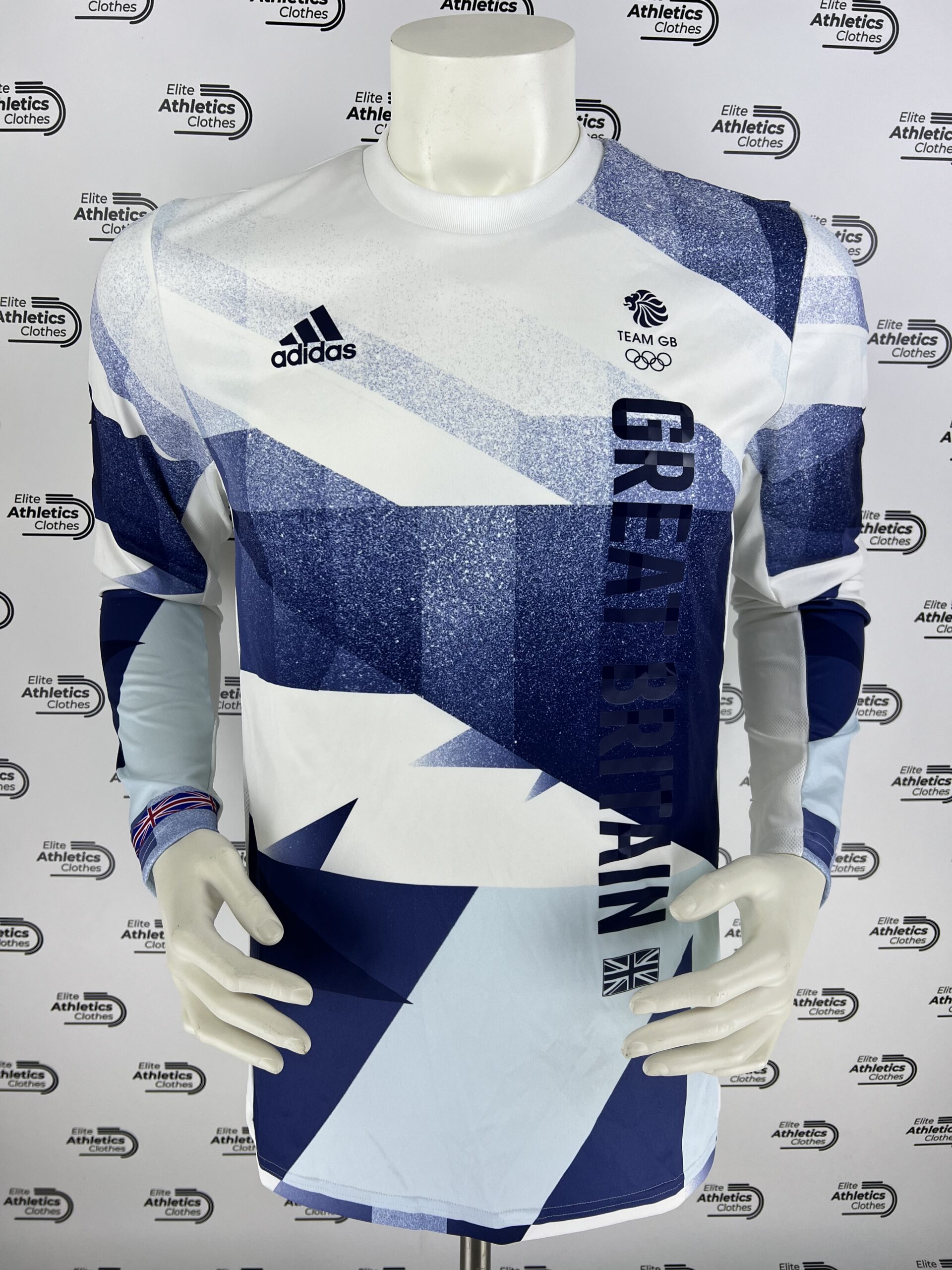 Adidas Great Britain Pro Elite Tokyo 2020 Long Sleeves T-Shirt