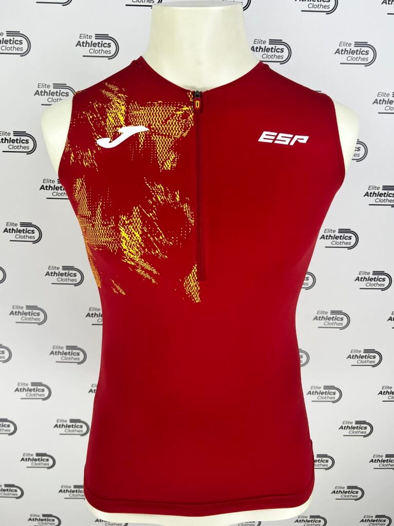 Joma Spain Pro Elite Team 2022 Half Zip Compression Singlet