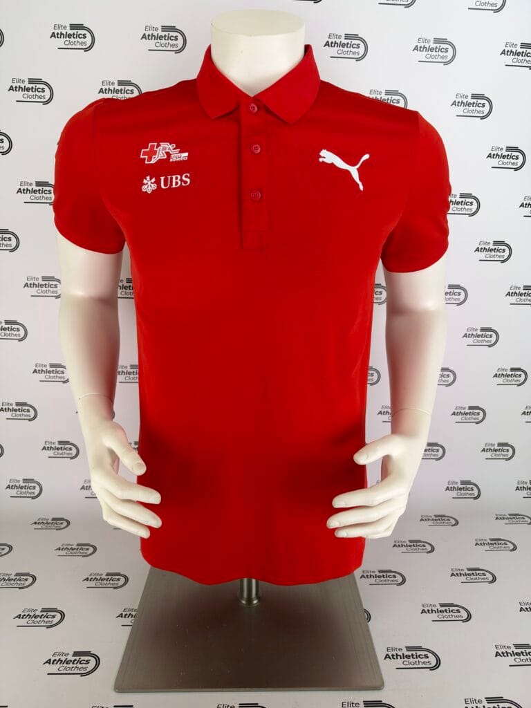 Puma Switzerland International Team 2016 Pro Elite Red Polo