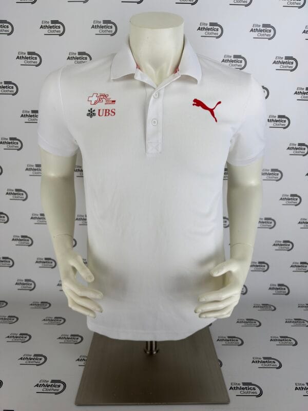 Puma Switzerland International Team 2016 Pro Elite White Polo