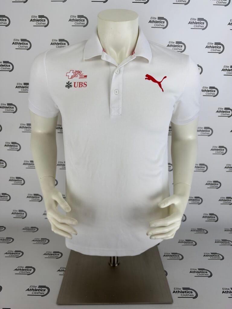 Puma Switzerland International Team 2016 Pro Elite White Polo